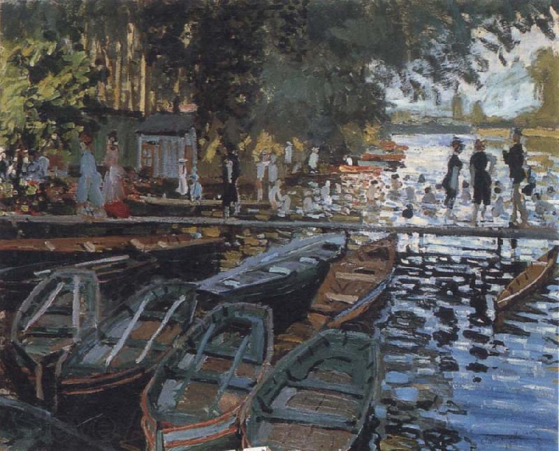 Claude Monet Bathers at La Grenouillere Germany oil painting art